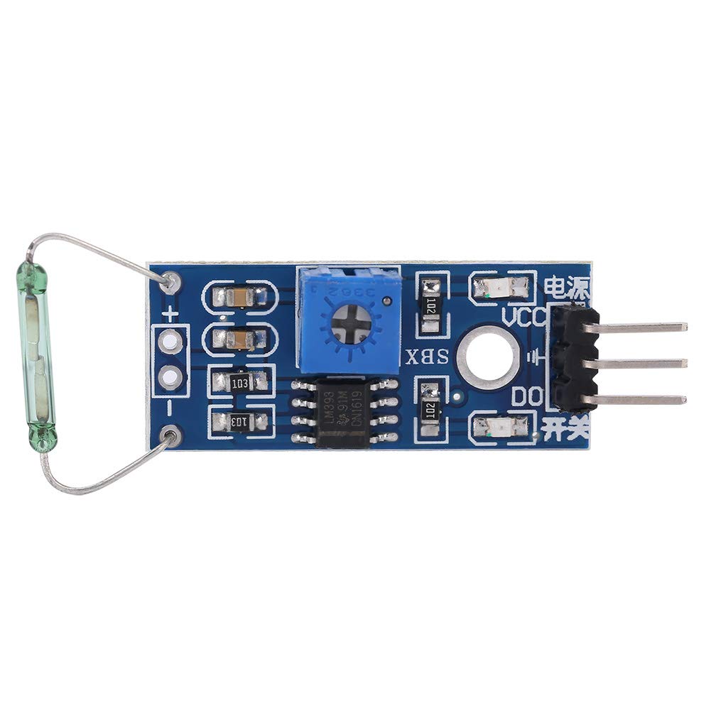 Module Reed 4 Pièces Capteur Reed Module de Commutateur Magnétique Kit de Bricolage Normalement Ouvert Module Reed 4 Pièces Capteur Reed Module de Commutateur Magnétique Kit de Bricolage Normalement Ouvert