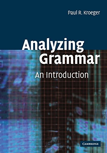 Analyzing Grammar (Cambridge Textbooks in Linguistics)