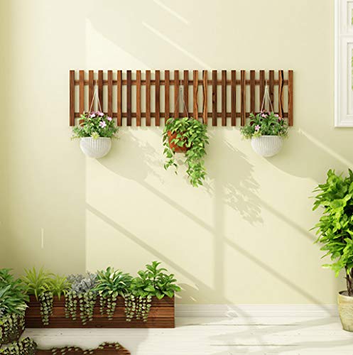 Soporte de madera para plantas, estantes de pared para macetas, ideal para plantas carnosas y marcos de escalada, decoración perfecta para interiores y exteriores