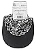 Scunci Visor Headwrap, Black/White Aztec