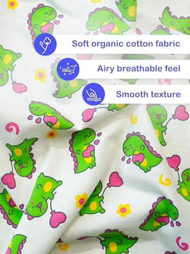 Image of Kidbea Kids Cotton Clothing Set | Ultra-Soft Printed Half Sleeve T-shirt & Shorts Set Comfort Fit Casual Wear for Boys & Girls