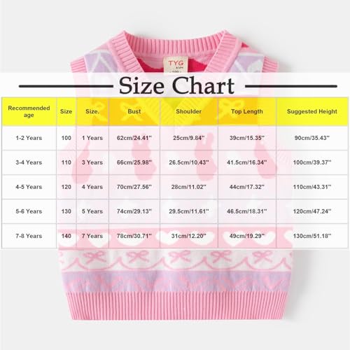 Girls Boys V Neck Sweater Vest Cute Cherry Pattern Knit Waistcoat Pullover Sleeveless Sweaters for 1-8 Years3