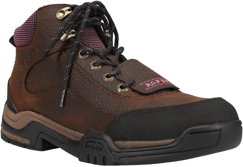 ROPER Womens Terr Kiltie Hiking Casual Boots Ankle - Brown