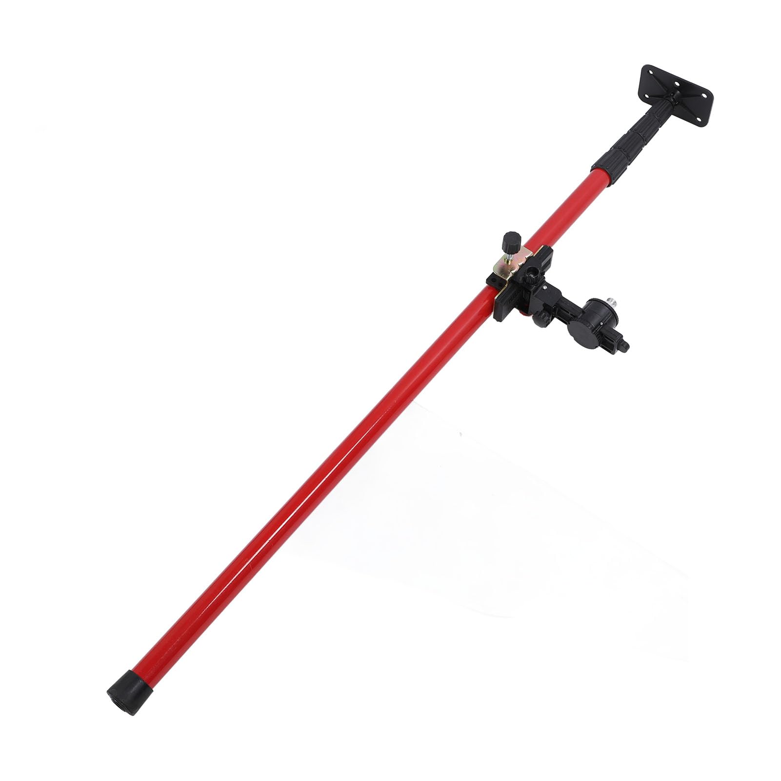 Marhynchus Poste de Nivel Láser, Varilla de Montaje Telescópica de 120 Cm a 400 Cm Ajustable con Estabilizador Universal de Interfaz de 6 Mm y 15,2 Mm, para Poste de Nivel de Láser de