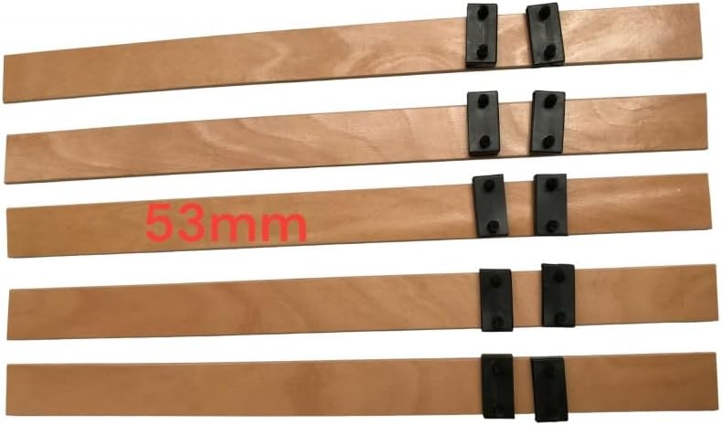 Lot De 5 Lattes De Lit 890mm Largeur 36mm Épaisseur 8mm - Réparation Sommier En Bois Bouleau