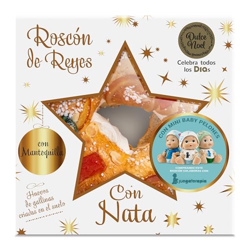 DIA DULCE NOEL roscón de Reyes premium con nata caja 875 gr