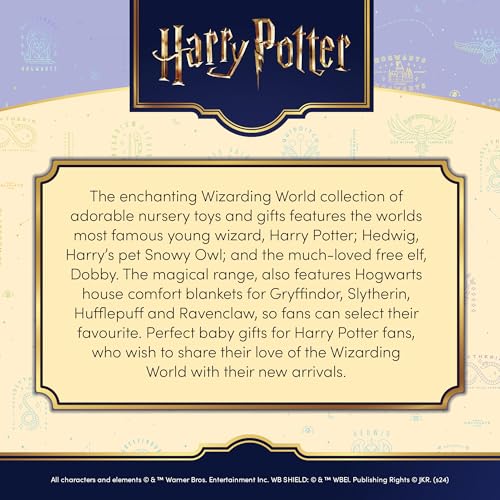 Miniatura 3 de Rainbow Designs Harry Potter Dobby - Manta Cómoda Para Recién Nacidos, Edredón Aterciopelado Gris Suave Con Detalles De Elfo Doméstico Y Estrella, Compañero Abrazable Para Bebés Desde El Nacimiento
