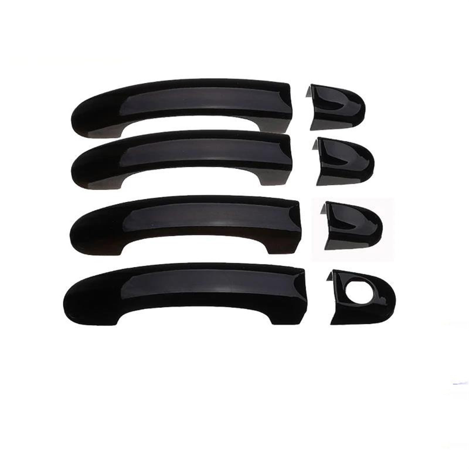 NOHEEU Auto Parts Exterior Door Handle Cover Trim Opener for Touran 1T MK1 2003-2015(Style 2)