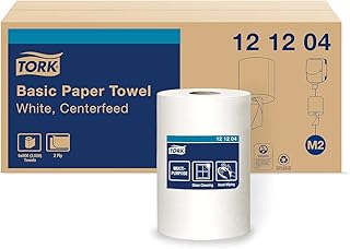 Tork Soft Centerfeed Hand Towel White M2, High Absorbency, 6 x 600 Sheets, 121204