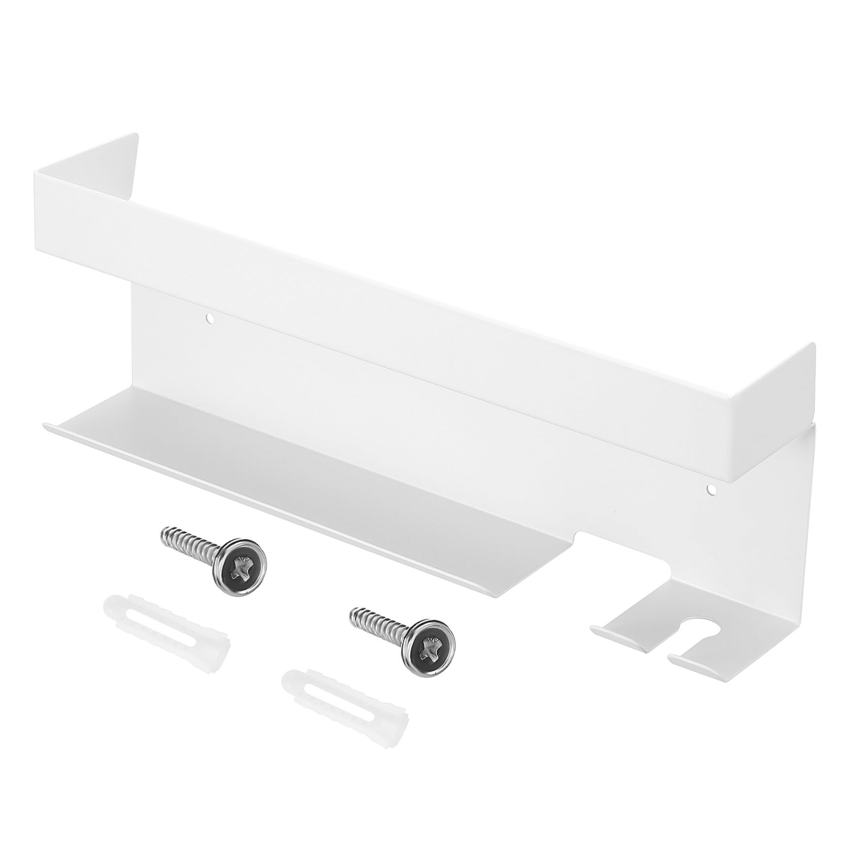 Toyvian Aluminium Haartrockner Halterung Ohne Bohren Wandhalterung für Föhn Glätteisen und Lockenstab Multifunktionaler Badezimmer Organizer mit Hitzebeständigem Ständer Platzsparend und
