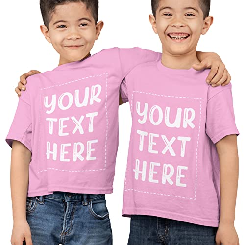 Custom Shirts for Kids, Customized Tshirt Boys, Custom T Shirt Girls, School Daycare Personalized Shirts