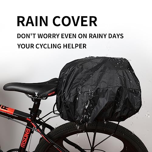 wpole Bike/Bicycle Rack Bag,Bicycle Bag Bike Panniers Cycling Seat Cargo Carrier,Large Capacity Storage Bag (A894) — view 3