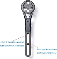 Vista 2 de Cestbon Compatible con Garmin Edge Wahoo Elemnt Bryton Rider Stages Dash Out Soporte delantero de bicicleta para manillar integrado Aero, montaje