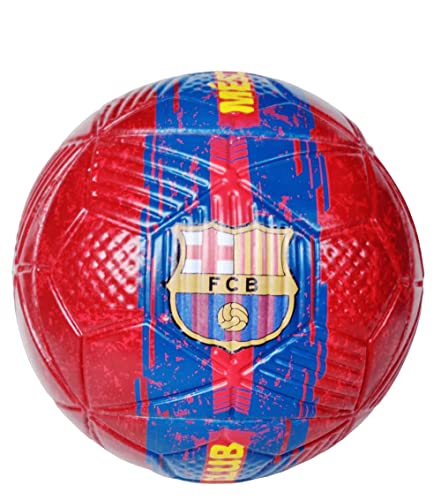 Bola de Futebol do Barcelona, PVC/PU, N.5, Vermelho e Azul, Futeb...