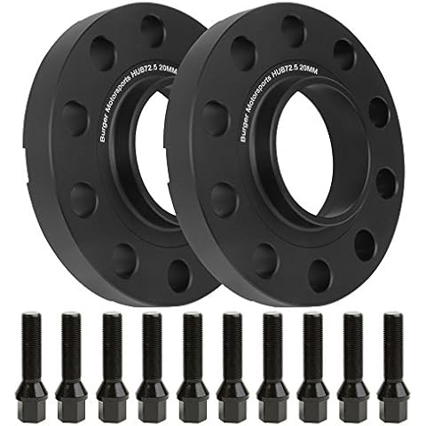 (E Chassis Only) 20mm Burger Motorsports Wheel Spacers w/extended Bolts compatible with BMW Cover