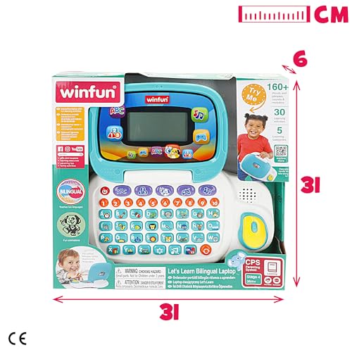 Portátil bilingüe infantil winfun para aprender letras y números jugando en casa 7