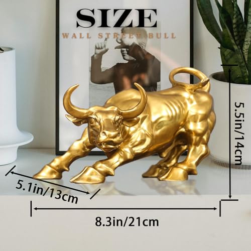 Figura Decorativa Toro de Bronce para Oficina miniatura 2
