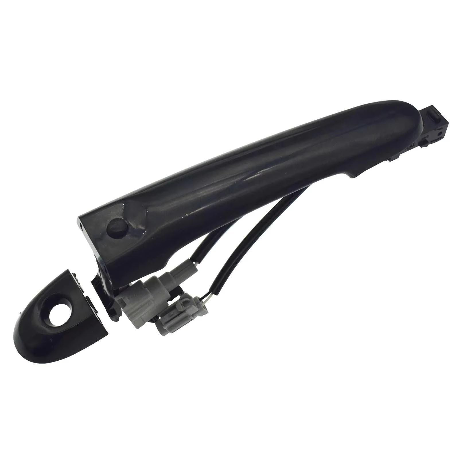 Iukmr Black For Nissan For Tiida For Versa 2012-2018 And Chrome With Sensing Handle Exterior Door Car Outer Door Handle(,Front Left With Hole)