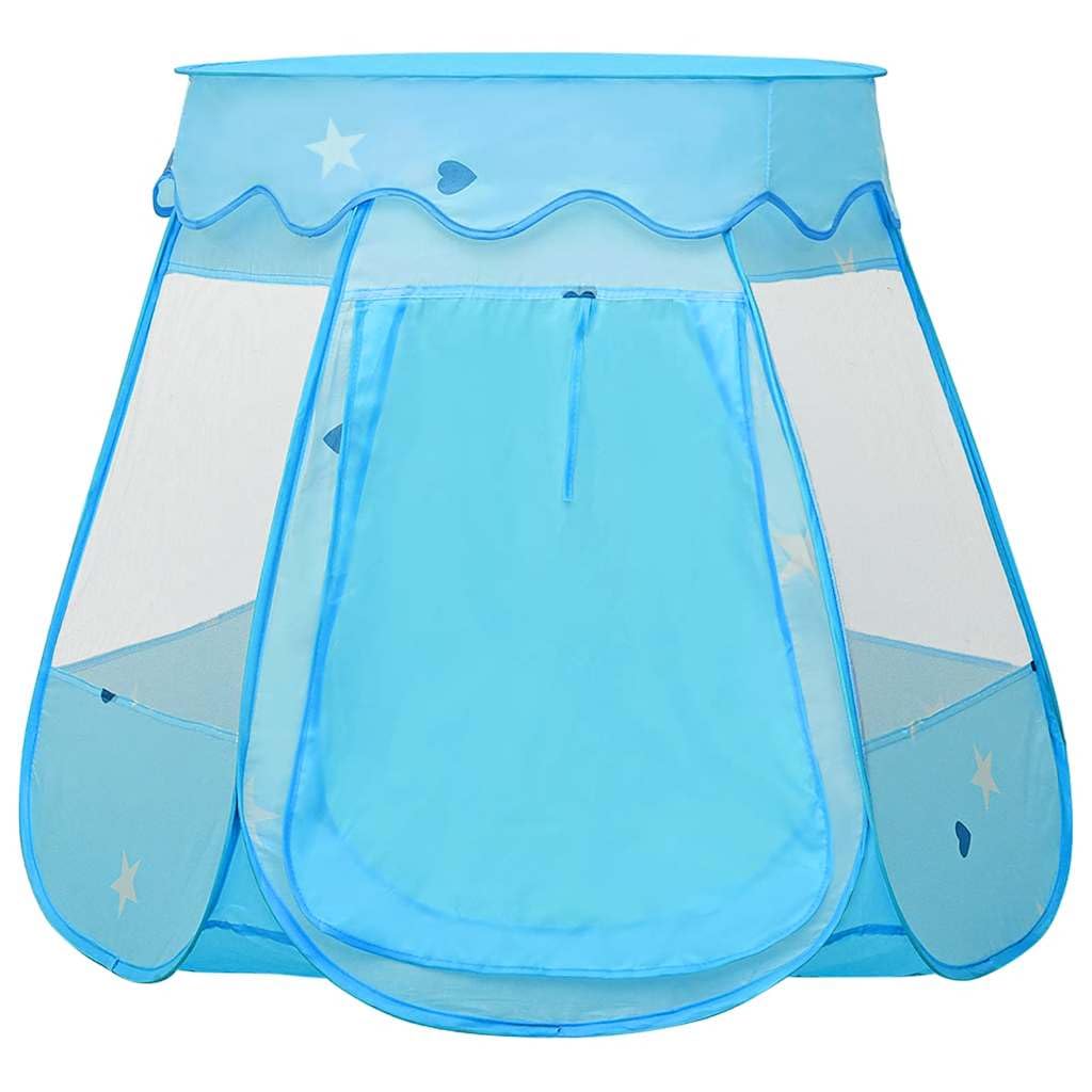 Mangloder Kinder-Spielzelt Blau 102x102x82 cm mit Tragetasche für drinnen und draußen, Kinderzimmer, Garten, Outdoor, Camping, Rollenspiel, Klettern, Versteck, Bewegung, Falten, Auf- und Abbau
