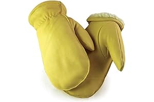 Northstar Deerskin Leather Mittens for Men