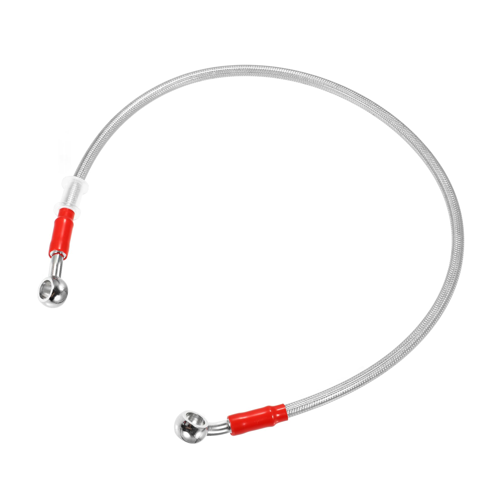 Tuyau de frein hydraulique moto 70cm haute pression en acier tressé pour un freinage réactif