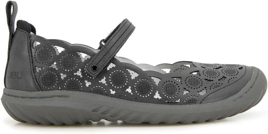 JBU Anne Women's Wide Comfort Casual Classic Mary Jane Flats Fashion Shoes