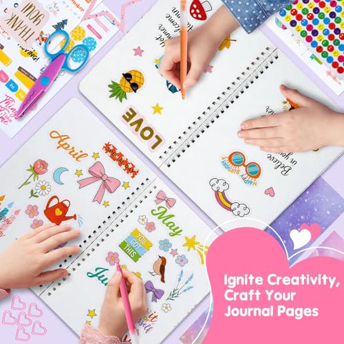 Kit DIY diario para niñas set 2 unidades miniatura 4