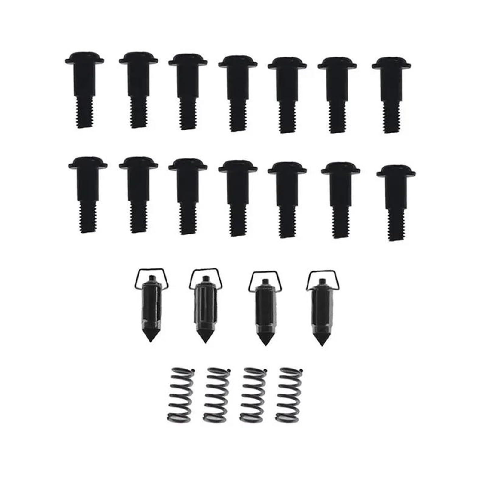Joint Moteur Kit De Réparation De Carburateur, Joints, Gicleurs, Convient pour Y&amaha YZF R6 600 1999-2002, 4 Ensembles/lot, Piston du Système De Carburant