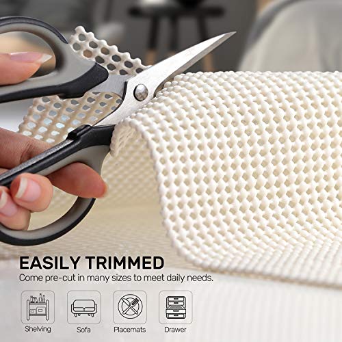 image for Ophanie Non-Slip Rug Pad Gripper 9x12 Extra-Thick Pad Gripper for Hard