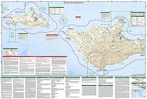 Channel Islands National Park Map (National Geographic Trails Illustrated Map, 252) #TOP4