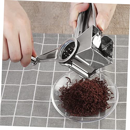 Rallador manual Zerodeko de acero inoxidable con manivela miniatura 3