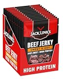 Jack Link's Beef Jerky Sweet & Hot Carne Secca di Manzo Ricca di Proteine, Confezione da 12 Pezzi (12 x 40 g)