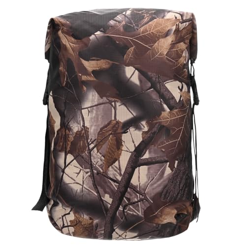 TIXIPEM Compression Stuff Sack [1PCS] - Waterproof Sleeping Bag Storage Sack 5L Use for Backpacking & Travel & Hiking - [Big Tree Camouflage-17 x 9 in/ 42 x 23.5 CM] Space Saving Gear Bags