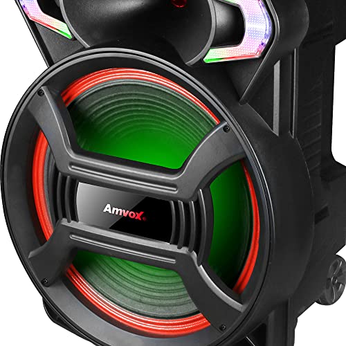 Caixa Amplificada Amvox Gladiador 850W Bluetooth ACA800