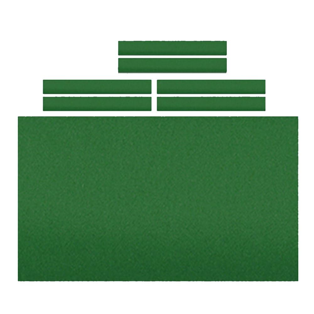 Nappe De Billard De 9 Pieds avec Bandes De Coussin, Tissu De Billard en Feutre, Couverture De Table De Billard Premium, Ensemble De Feutres en Tissu De Billard