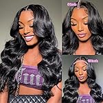 28 inch 13x5 HD Full Lace Front Wigs Human Hair Pre Plucked With Baby Hair 180 Density Body Wave Wigs For Women Natural Frontal Wig - Image 2