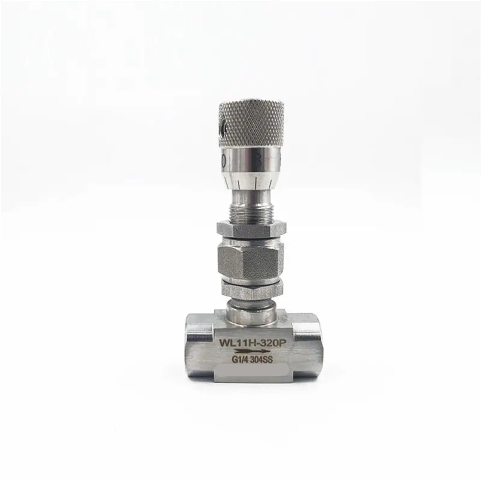 Válvula de aguja NPT 1/8 de acero inoxidable 304 WL11H-160P reguladora de flujo