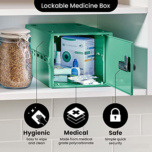 Boîte à médicaments Lockabox One verte | Lot de 6 - 5