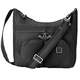 Lewis N. Clark Secura Anti-theft Satchel Shoulder Bag, Onyx