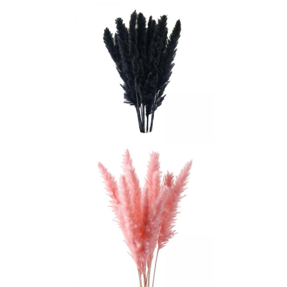 UJEAVETTE 30Pcs Dried Pampas Grass Reed Flower Home Wedding Party Boho Decoration Gift-image-5