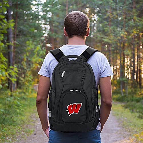 Denco University of Wisconsin Badgers Laptop Backpack- Fits Most 17 Inch Laptops and Tablets - Ideal for Work, Travel, School, College, and Commuting2