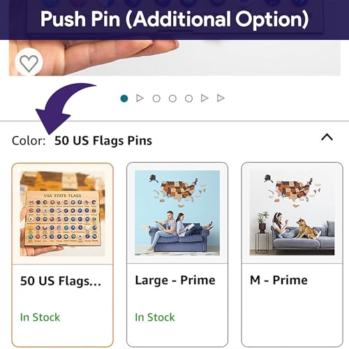 Hyperi 3D Wooden Usa Map Wall Art thumb #4