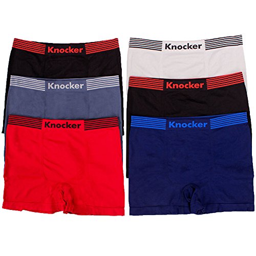 Knocker 6 Men's Seamless Boxer Briefs Underwear