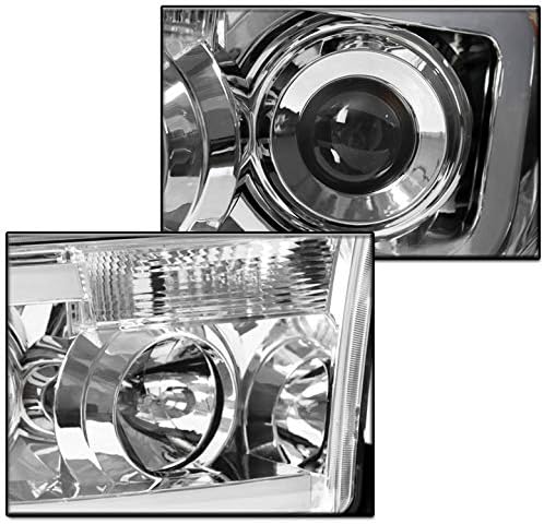 Miniatura 10 de ZMAUTOPARTS Faros delanteros LED DRL negros para Toyota Tundra 2007-2013  Sequoia 2008-2017