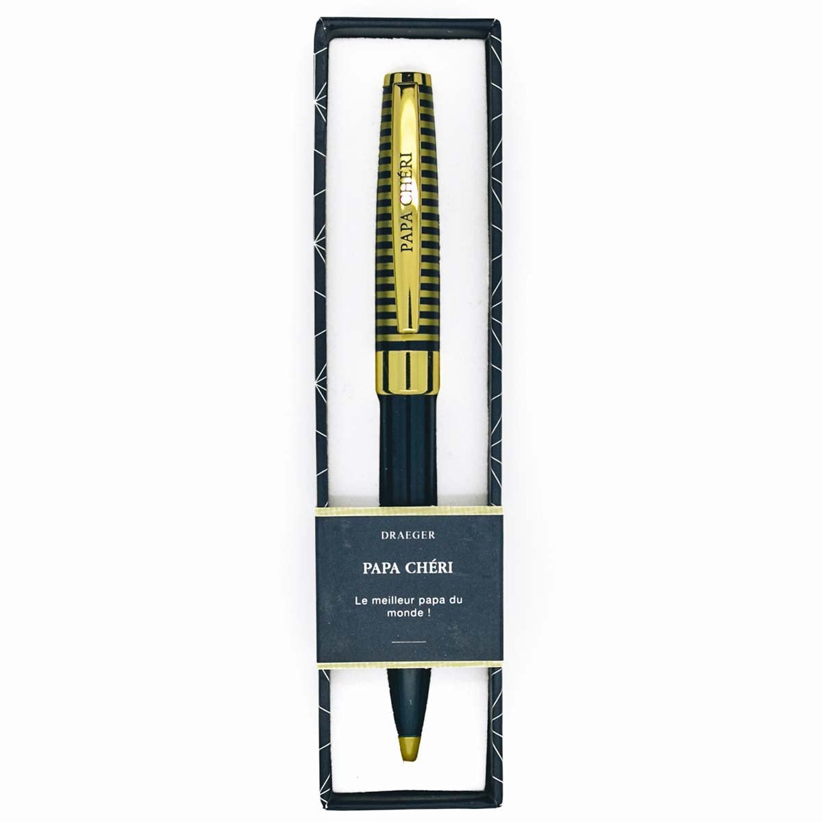 DRAEGER PARIS 1886 | Personalised Retractable Ballpoint Pen | Unique and Stylish Gift | High Writing Quality | Design Box Included | Everyday Writing Comfort