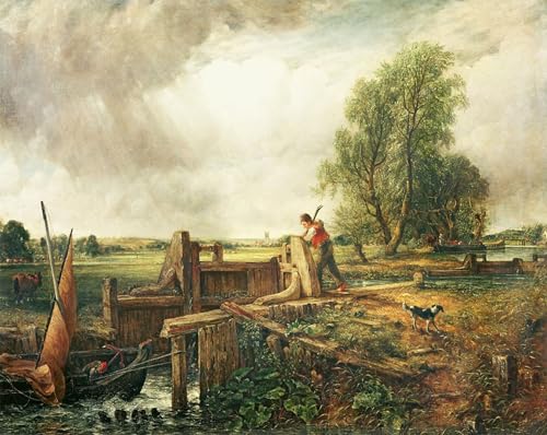 Tableaux Graffiti Art Mural John Constable 60x90cm de style moderne