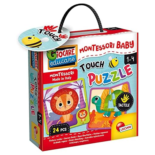 Lisciani Giochi Montessori Baby Touch puzzle, 92680