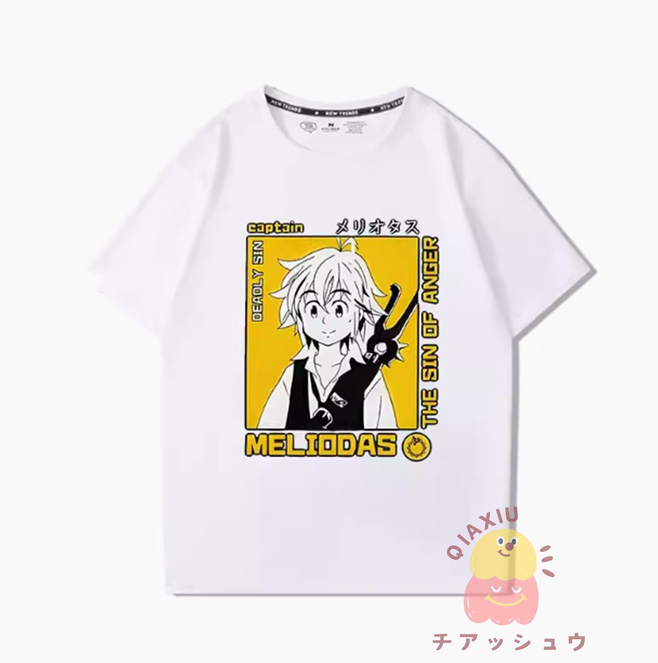 Amazon.co.jp: 七つの大罪 Tシャツ メリオダス 半袖 シャツ 衣装 