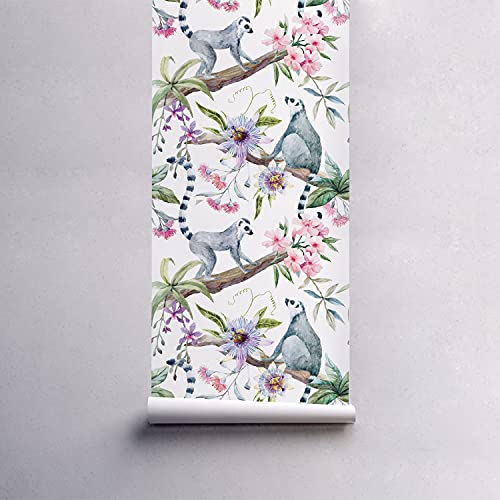 Papier peints décoration animaux fauniques pour masquer un mur abîmé - 5