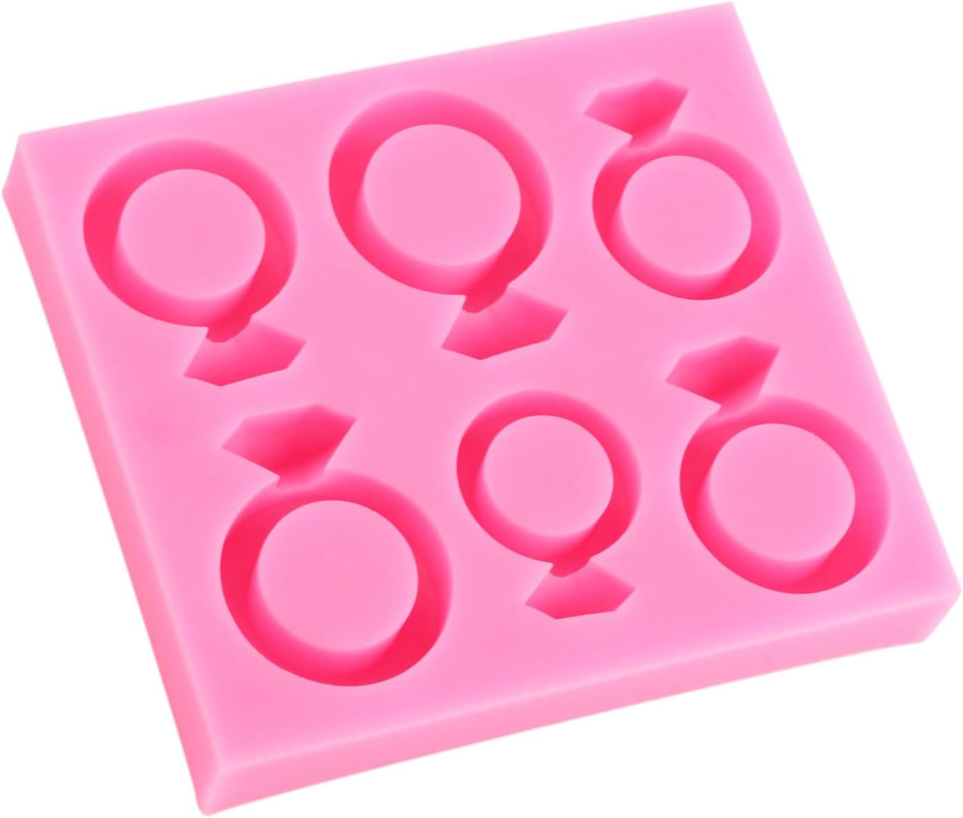 Diamond Ring Silicone Molds Wedding Engagement Ring Fondant Mold